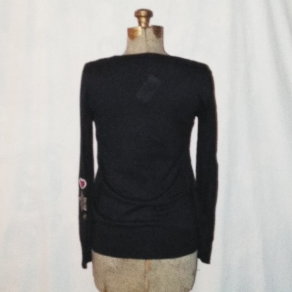 Torrid Black Sweater Patches NEW - Picture 6 of 7